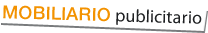 MOBILIARIO publicitario